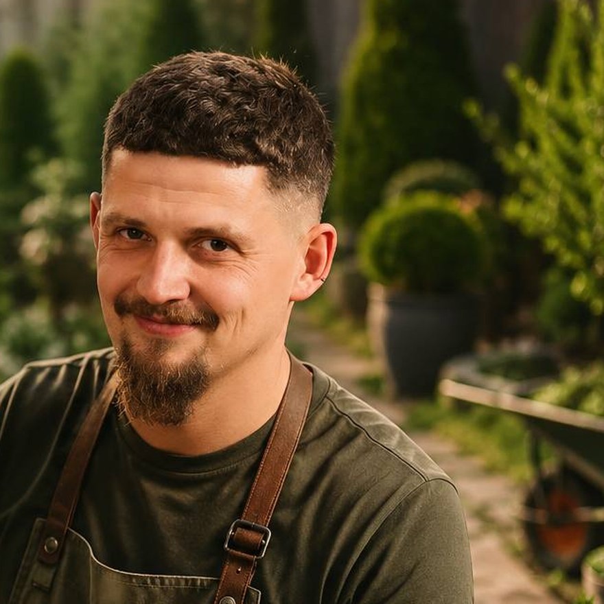 Właściciel pracowni ogrodowej OLD MOSS